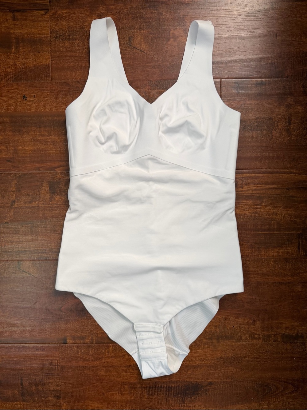 Honeylove White One-Piece Bodysuit Shaper Size Small